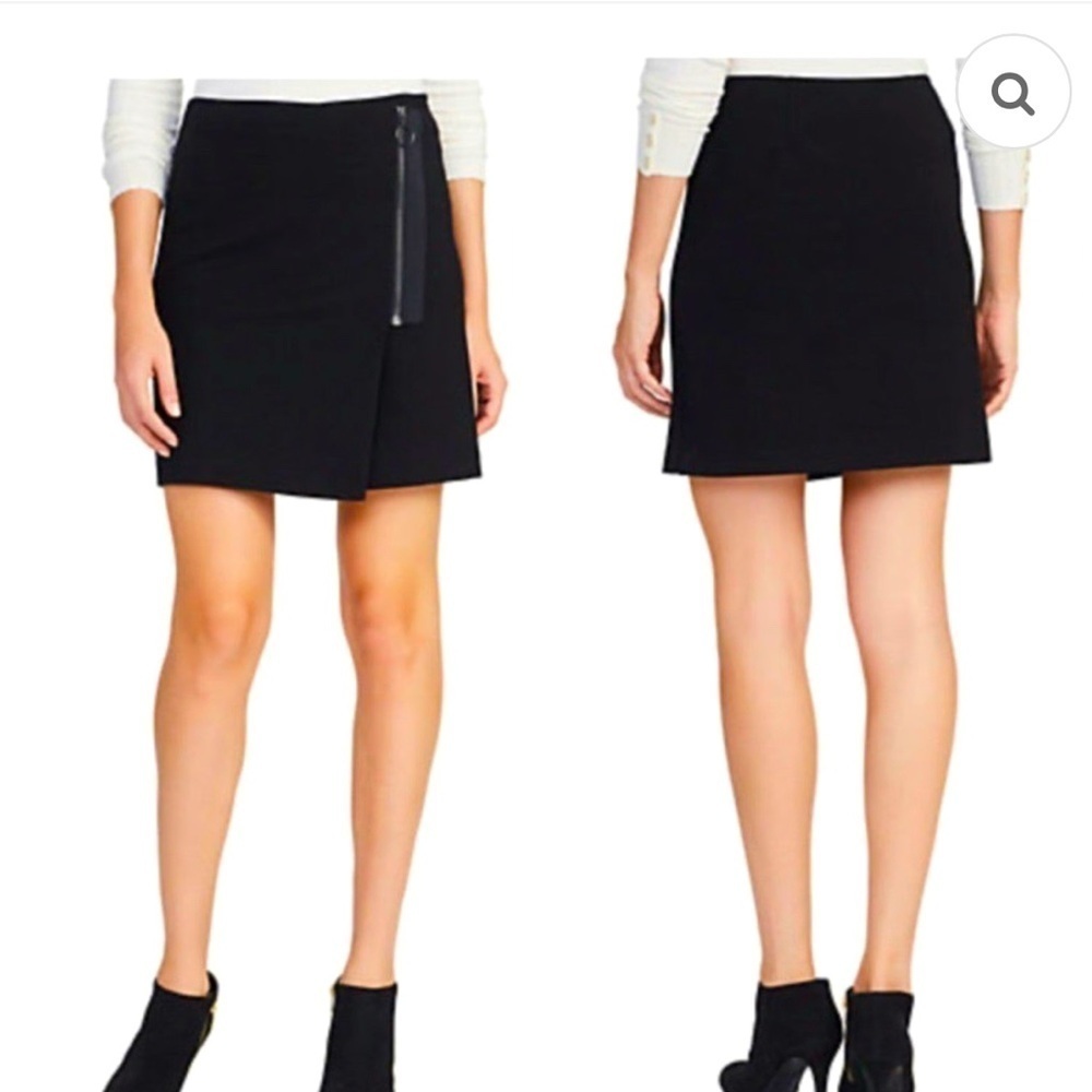 J. McLaughlin Asymmetrical Glenna Bainbridge Wrap Mini Skirt